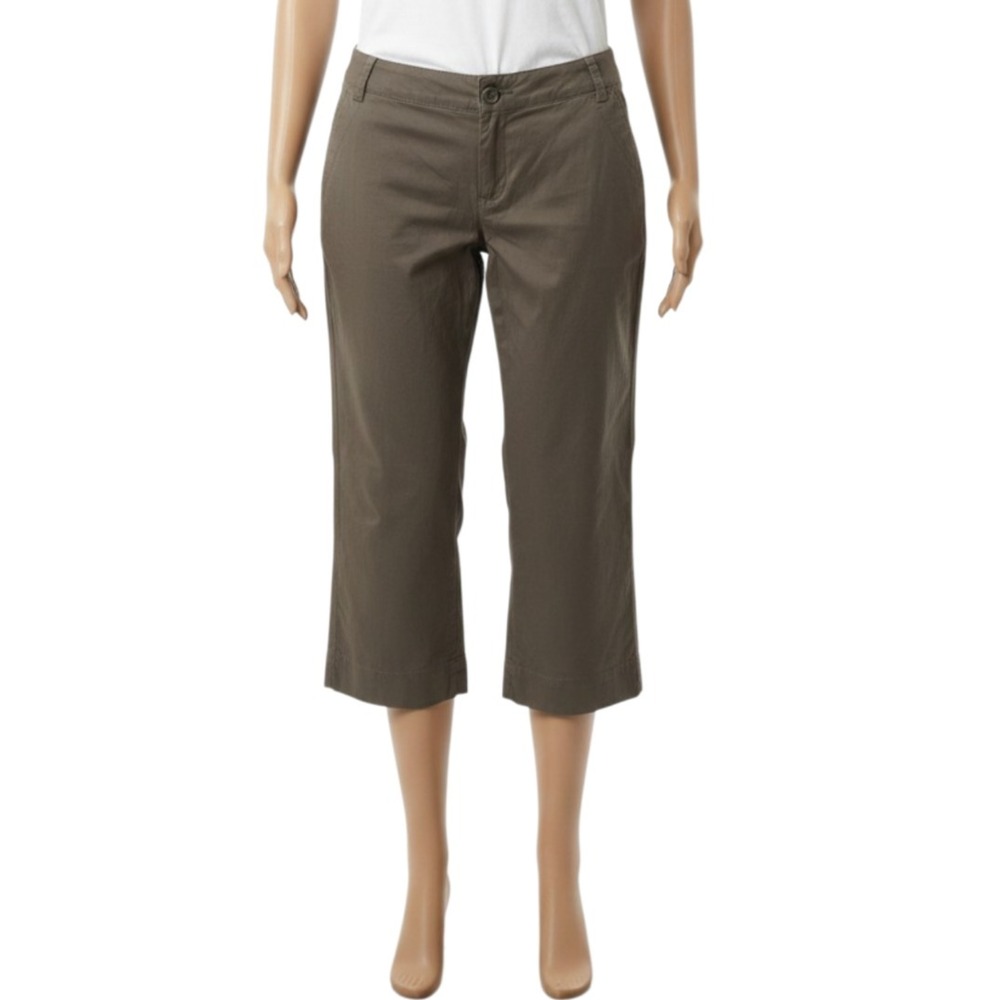 Mossimo‎ Stretch Crop Pant Women 10 Spice Latte NWT 2000s Y2K Modern Fit